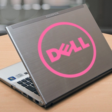 Наклейка на ноутбук DELL (Круглая)