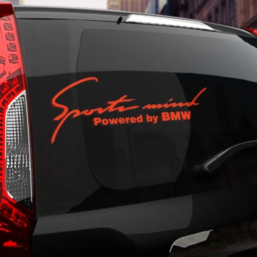 Наклейка Sport mind by BMW