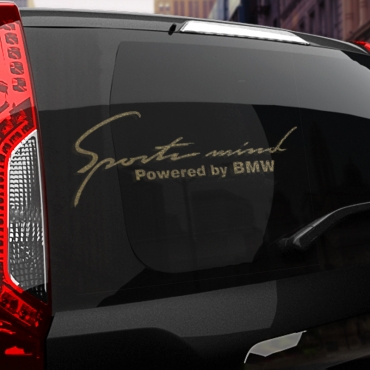 Наклейка Sport mind by BMW