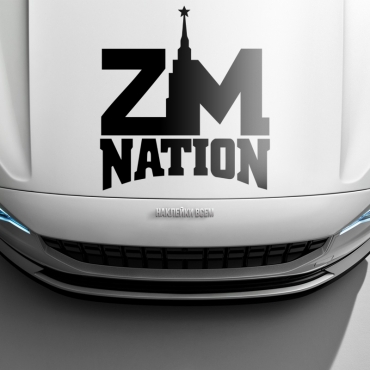 Наклейка ZM NATION