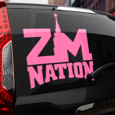 Наклейка ZM NATION