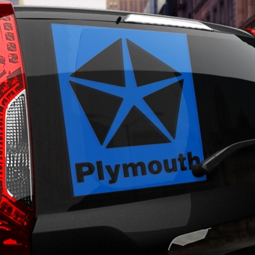 Наклейка Plymouth logo