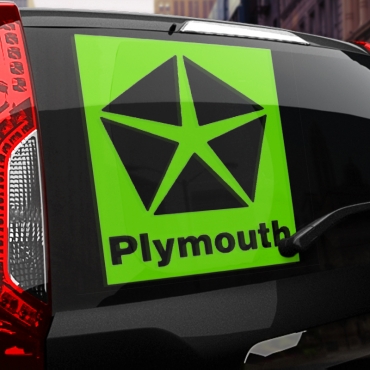 Наклейка Plymouth logo