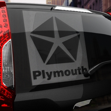 Наклейка Plymouth logo