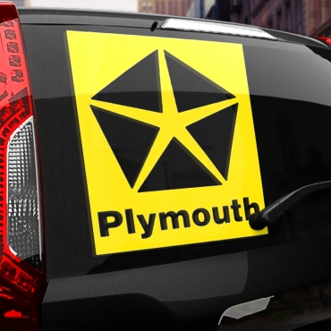 Наклейка Plymouth logo