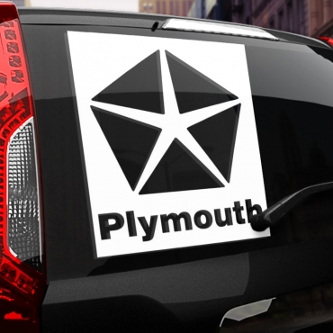 Наклейка Plymouth logo