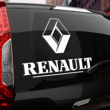 Наклейка Renault логотип