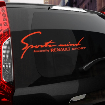 Наклейка SPORT MIND RENAULT