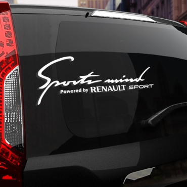 Наклейка SPORT MIND RENAULT