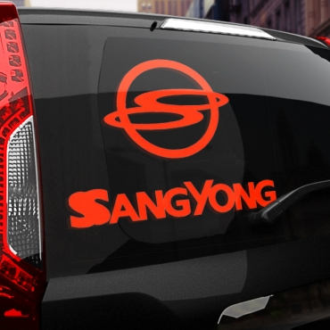 Наклейка SsangYong