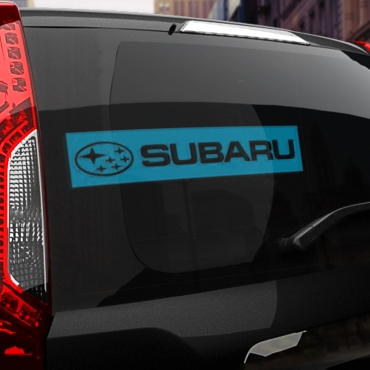 Наклейка Subaru надпись