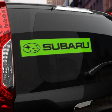 Наклейка Subaru надпись