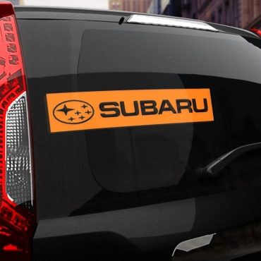 Наклейка Subaru надпись