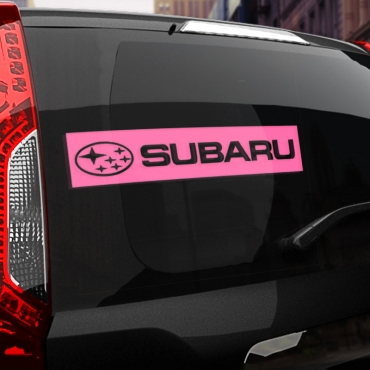 Наклейка Subaru надпись