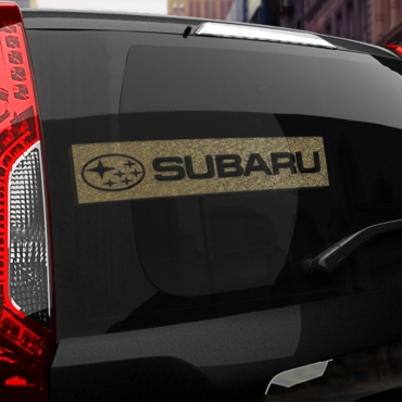 Наклейка Subaru надпись