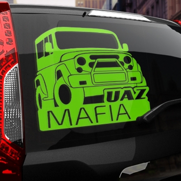 Наклейка UAZ МАФИЯ 2