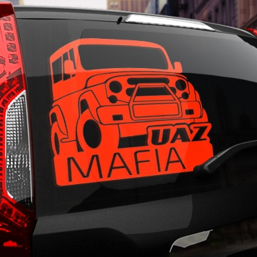 Наклейка UAZ МАФИЯ 2