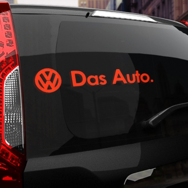 Наклейка Volkswagen. Das Auto.