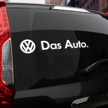 Наклейка Volkswagen. Das Auto.