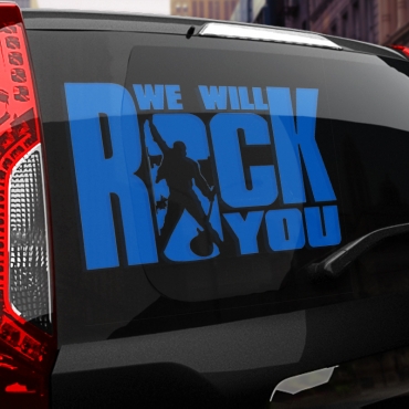 Наклейка We will rock you