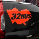 Наклейка 32 rus