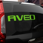 Наклейка Chevrolet AVEO