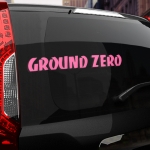 Наклейка Ground zero