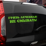 Наклейка грязь лечебная! не смывать!