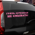 Наклейка грязь лечебная! не смывать!