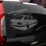 Наклейка HATCHBACK МАФИЯ (2114)