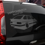 Наклейка HATCHBACK МАФИЯ (2114)