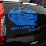 Наклейка HATCHBACK МАФИЯ (Subaru)