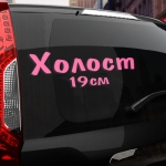 Наклейка холост 19 см