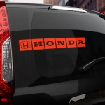 Наклейка Honda Automobiles