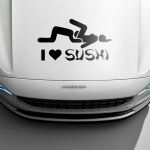 Наклейка I love sushi