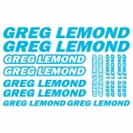 Наклейка GREG LEMOND комплект 30х20 см