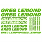 Наклейка GREG LEMOND комплект 30х20 см