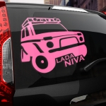 Наклейка LADA NIVA