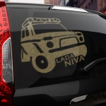 Наклейка LADA NIVA