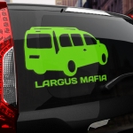 Наклейка LARGUS МАФИЯ