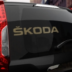 Наклейка логотип SKODA