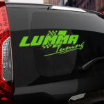 Наклейка LUMMA tuning