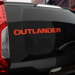 Наклейка Mitsubishi Outlander