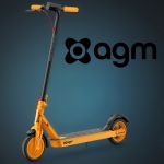 Наклейка AGM на трюковой самокат
