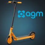 Наклейка AGM на трюковой самокат