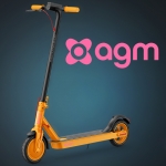 Наклейка AGM на трюковой самокат