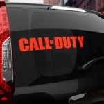 Наклейка CALL of DUTY