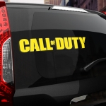 Наклейка CALL of DUTY