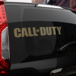 Наклейка CALL of DUTY