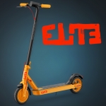 Наклейка ELITE на самокат трюковой